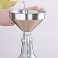 thumbnail image 6 of Stainless Steel Funnel with Removable Strainer and Filter, Wide Mouth for Easy Pouring, Ideal for Kitchen Use, 6 of 8