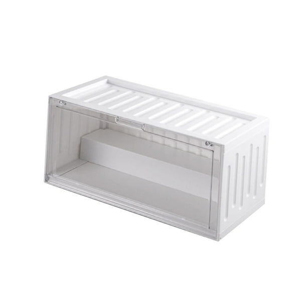 Vitrine pour Figurines, Vitrine Anti-Poussière pour Jouets et Pierres, Portes Réversibles, Armoire de Rangement Transparente pour Figurines, Collections,70×172cm/27.5×67.7in