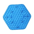 thumbnail image 4 of Almohadilla de masaje de pies, alfombrilla de acupuntura, alfombrilla de juego para masaje de suelo, almohadilla de masaje de puntos de presión Hexágono azul, 4 of 9