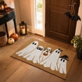 thumbnail image 3 of 2026 new Summerween Ghost & Trick-or-Treat Dog Coir Doormat, Cute Spooky Halloween Family Front Porch Rug, Non-Slip Large Seasonal Entryway Mat for Summerween & Fall, 35.4" x 23.6", 3 of 6