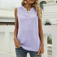 thumbnail image 3 of Vedolay Womens Tank Tops Loose Fit Summer Sleeveless V Neck Shirts,Hot Pink M, 3 of 4