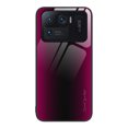 thumbnail image 1 of For Xiaomi Mi 11 Ultra Texture Gradient Glass TPU Phone Case(Rose Red),iPhone 16, 1 of 6