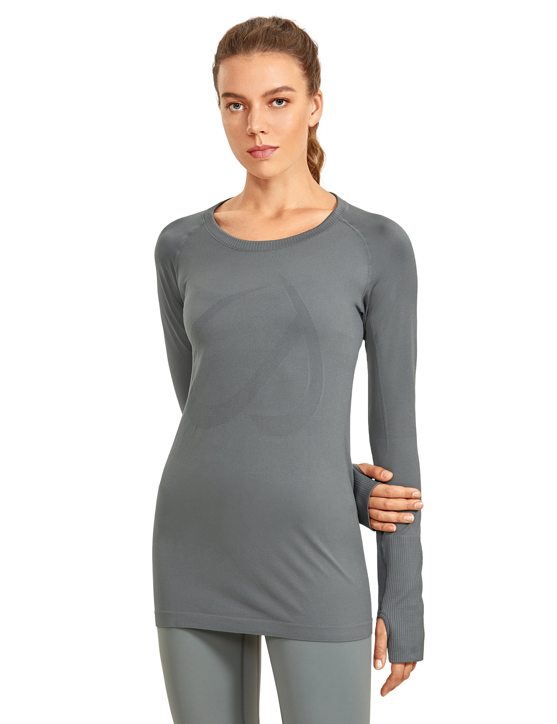 H.MILES Women’ s Half Zip Pullover Running Top Quick Dry Fleece Shirt Long Sleeve Yoga Track Jacket