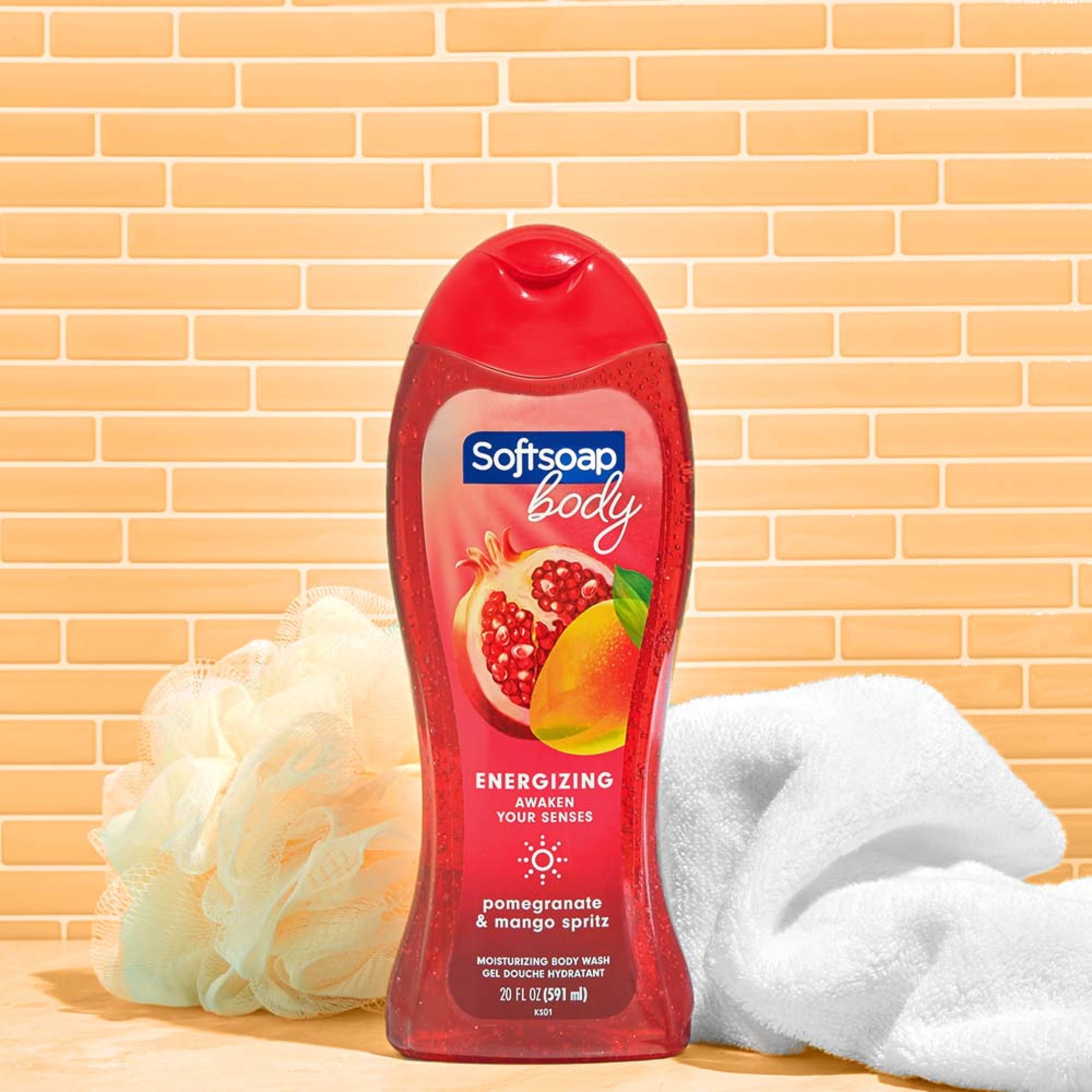 Buy Softsoap Moisturizing Body Wash, Juicy Pomegranate and Mango, 20 Oz