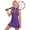 Dark Purple, variant on VBEWZET Half Zip Stand Collar Athletic Dresses for Girls, Sleeveless A-Line Summer Dress for Girls Training Sport Girl Dress Khaki 6-7 Years