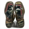 thumbnail image 2 of Men's Tin Haul Dream Weaver Boots Bronc Rider Sole Handcrafted Tan, 2 of 3