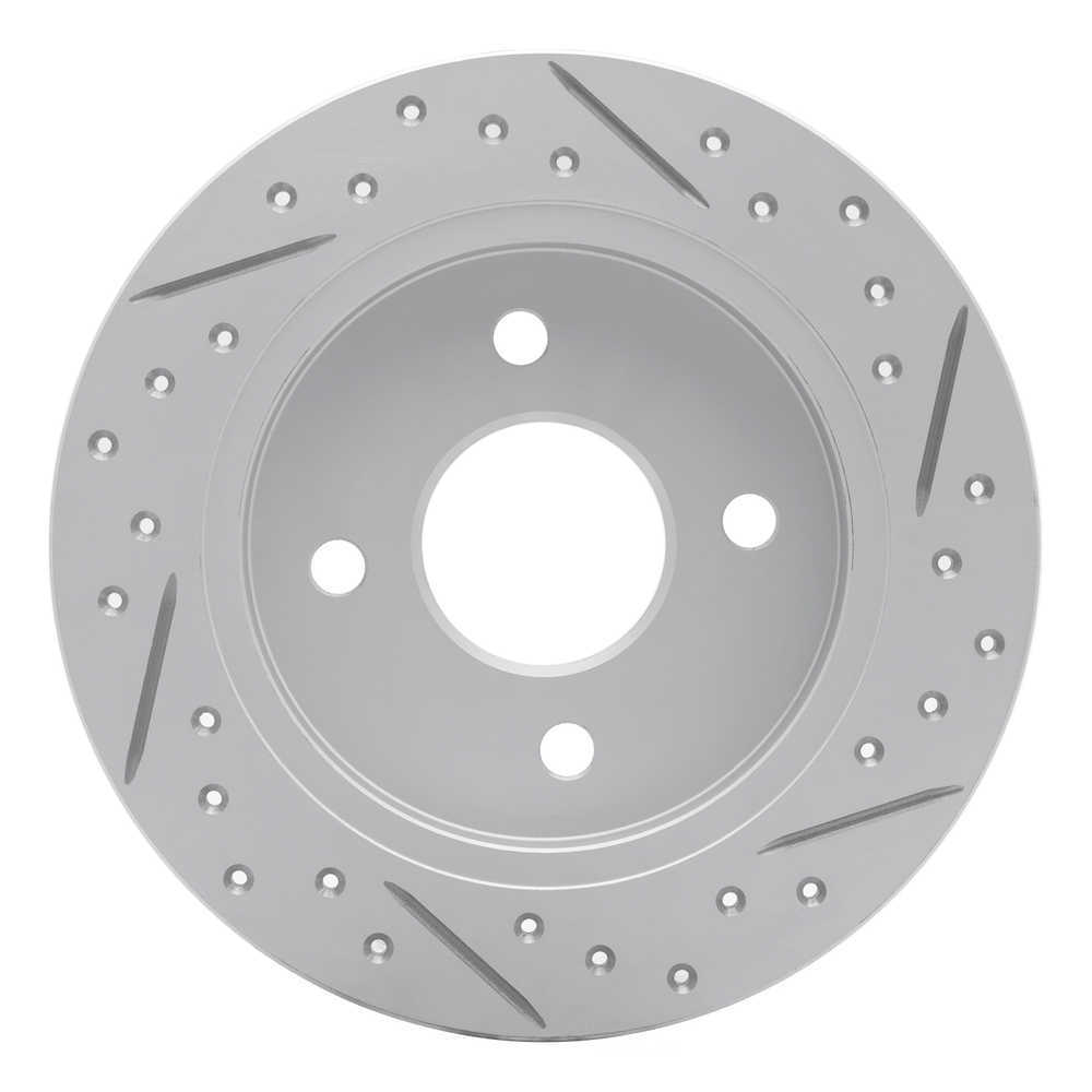 Dynamic Friction Company 830-54049L DFC Geoperformance Rotor - Drilled and Slotted