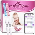 thumbnail image 1 of Easy@Home 50 Ovulation Test Strips and 20 Pregnancy Test Strips Combo Kit, (50 LH + 20 HCG), 70 count, 1 of 7