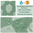 thumbnail image 4 of MAGPIE Indoor Outdoor 20" x 18"x 4" Cushion Cover Replacement 2 Pack, NO Insert!Seat Cushion for Patio Garden Chair Sofa Bench Wicker(Fair Green), 4 of 6
