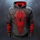 thumbnail image 3 of Sudaderas con estampado 3D de araña para hombre, Sudadera con capucha de gran tamaño, ropa de calle Harajuku de tendencia Hip Hop, Cosplay de ocio, moda de otoño, 3 of 3