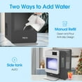 thumbnail image 5 of VECYS Nugget Ice Maker W/ Side Water Tank, 33LBS/Day Self-Cleaning, Grey, 5 of 8