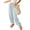 Blue Stripe, variant on Womens Drawstring Striped Pants Loose Elastic Waist Wide Leg Pants Trousers Casual Comfy Lounge Pants Trousers with Pockets