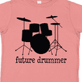 thumbnail image 4 of Inktastic Future Drummer Boys or Girls Toddler T-Shirt, 4 of 5