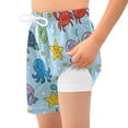 thumbnail image 4 of joogoo Crabs Jellyfish Starfish Boys Swim Trunks Beach Swimsuit Shorts Boxer 7Y, 4 of 8