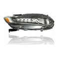 thumbnail image 3 of Headlight Assembly - TYC Compatible/Replacement for '18-20 Honda Accord Sedan (Exclude Touring trim) - LED Low Beam, With Halogen High Beam - Left + Right Set - 33100TVAA01, 33150TVAA01 - CAPA, 3 of 4