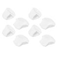 thumbnail image 4 of Moisturizing Heel Socks,  Gel Socks Stretchy Prevent Foot Rubbing Toeless  For Soften Calluses For Foot Treatment Care White,Skin Color, 4 of 8