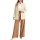 thumbnail image 2 of BLAZERS CASUALES INSPIRADORES CHIC PARA MUJERES, CHAQUETAS DE OFICINA DE MANGA LARGA Y FRONTAL ABIERTO, TRAJE DE BLAZER CON 3 BOLSILLOS, BEIGE, 2 of 6