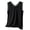 Black, variant on Double V-Neck Lace Trim Tank - Women's Summer Layering Sleeveless Blouse, Sheer Mesh Fashion Top for Night Out (Black | XXL)