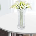 thumbnail image 4 of Florero de Cristal Transparente Florero de Mesa Centro de Mesa para El Hogar, Jardín, Cafetería Decoración Decoración de Boda , cola de cola de Fernando Florero de escritorio transparente, 4 of 8