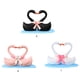 thumbnail image 4 of Estatuilla de decoración Naiovety Cisne Amor Animal Resina Simulación Blanco HA077361-03, 4 of 6