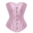 thumbnail image 2 of Top de Corset para Mujeres Gibobby Rosa S Deshuesado Sexy Ropa Interior Shapeware, 2 of 3
