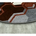thumbnail image 2 of Joy Carpets Kid Essentials Team Up 7'7" Round Area Rug in Color Red, 2 of 2