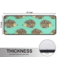 thumbnail image 5 of Kitchen Rugs Sets Of 2,Cute Green Hedgehog Pattern Anti Fatigue Kitchen Mat Rugs Non Slip Washable,Decorative Kitchen Floor Mats for Kitchen,Sink,Laundry,17"x47"+17"x47", 5 of 5