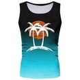 thumbnail image 3 of Men's Sleeveless Graphic Tank Tops Coconut Tree Print Casual Tops for Everyday Wear Beach Style Muscle Shirts, 3 of 3