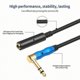 thumbnail image 3 of 6.35mm Stereo Audio Extension Cable Male to Female Bent Connector for Sound Devices, 3 of 3