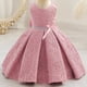 thumbnail image 1 of Vestido de niña de un año de encaje, vestido de princesa para niña de las flores, lazo, disfraz de pasarela, 1 of 6