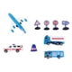 thumbnail image 1 of Set Carritos Avión y Policía Juguetes Simulación Aeropuerto, 1 of 4