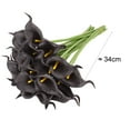 thumbnail image 5 of 10Pcs/Set Fake Flower Decor Real Touch Simulated Faux Leather Long Stem Bridal Artificial Calla Lily Flower for Wedding, 5 of 7
