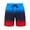 Blue-to-red gradient, variant on 2 in 1 Mens Swim Trunks with Compression Liner, 7 Inch Liner Board Shorts for Men, Beach & Swim Shorts, Gifts for Men