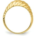 thumbnail image 2 of Avariah 14k Yellow Gold Polished Shrimp Dome Ring - Ring Size 7.0, 2 of 8