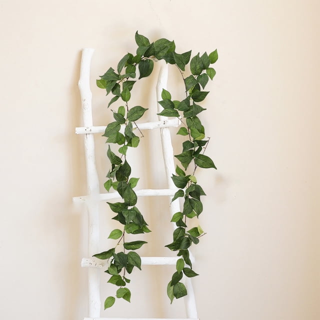 Danhjin Fake Flowers Simulation Rattan 1.8m Ivy Simulation Window Wall Simulation Green Rattan Fall Garland