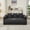 Black, variant on Convertible Folding Mattress Couch, Floor Sofa Bed with Chenille Fabric and Armrest, Lounge Couch for Living Room Bedroom Studio, Beige