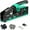 Green, variant on Pass Through RJ45 Crimp Tool with 10PCS Cat7 Connectors and Strain Relief Boots, Ethernet Wire Cutter Crimper for Cat7 Cat6A Cat6 Cat5e Cat5 RJ45 Connectors, Green