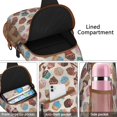 thumbnail image 4 of Summer Ice Cream Food Pattern Cute Sweet Treats Sling Backpack for Travel Cycling Hiking Lightweight, 4 of 6