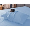 thumbnail image 3 of the Season Essentials Wrinkle Free Sheet Sets with Deep Pockets & Stain Resistant, 1800 Thread Count Bamboo Based – Light Blue, Queen, 3 of 5