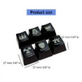 thumbnail image 5 of Ywmsfl ABS Keycaps OEM Personality Height Translucent Keycap Replacement for Mechanical Keyboard 6pcs, 5 of 9