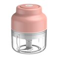 thumbnail image 2 of Picadora de ajo eléctrica Gloria de acero inoxidable 3 cuchillas Rosa, 2 of 9