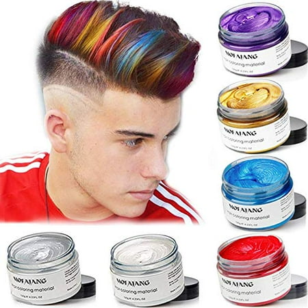 Zerone 120ml Men Women Disposable Hair Dye Mud Diy Hairdressing