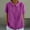 Hot Pink, variant on Blouses for Women Cotton Linen Short Sleeve Ladies Plus Size Tops Cute Minimalist Solid Color Everyday Loose Tops,Brown 3XL