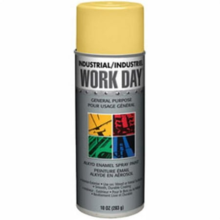 Krylon Products Group-Sherwin-Williams B37412 Industrial Work Day Enamel Paint  Yellow