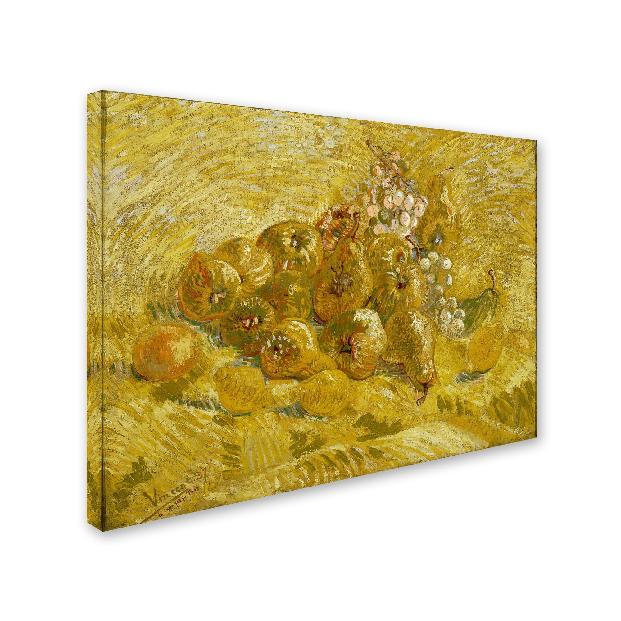 Van Gogh 'Quinces Lemons Pears And Grapes' Canvas Art