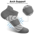 thumbnail image 3 of Smilooen 6 Pairs Women Ankle Socks with Arch Support Low Cut Running Athletic Socks for Women,Size 6-8, 3 of 6