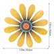 thumbnail image 2 of unbranded De Pared En Hierro Con Floral Amarillo Para Embellecer Espacios Interiores, 2 of 6