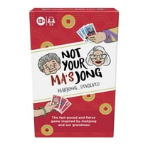 Not Your Ma's Jong, A Fast-Paced Card Game for Kids and Family Ages 13 and Up, 3-4 Players