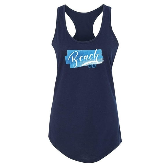 Beach Style  Racerback Tank Women -Image by Shutterstock, Female Medium