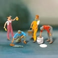 thumbnail image 6 of 1:64 Scale Miniature Painter Model Figures Tiny People DIY Projects , B, Multi, 6 of 8
